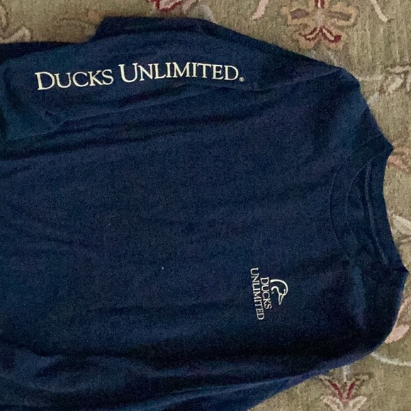🦆 Ducks Unlimited Duck Calls Navy Tee UniSex EPLC fits LG/XL - Picture 4 of 16